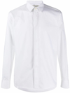 Saint Laurent Cotton Poplin Cassandre Shirt Clothing In White