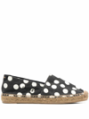 SAINT LAURENT SAINT LAURENT WOMEN'S BLACK FABRIC ESPADRILLES