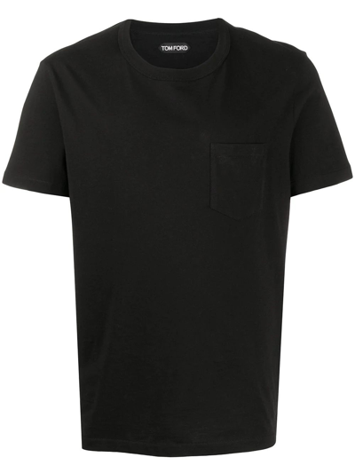 Tom Ford Men's Black Cotton T-shirt