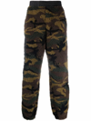 VERSACE VERSACE MEN'S GREEN POLYAMIDE JOGGERS