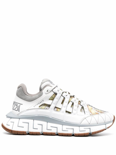 Versace Trigreca Sneakers, Male, White, 47.5