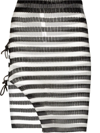 A. ROEGE HOVE IVY SHEER STRIPED MINISKIRT
