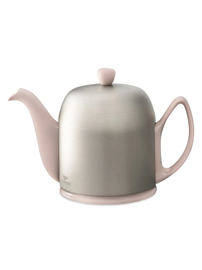 Degrenne Paris Salam Porcelain & Stainless Steel Teapot In Pink