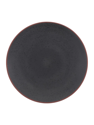 Nambe Taos Stoneware Dinner Plate In Black