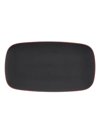 Nambe Taos Soft Rectangular Platter Agate In Black