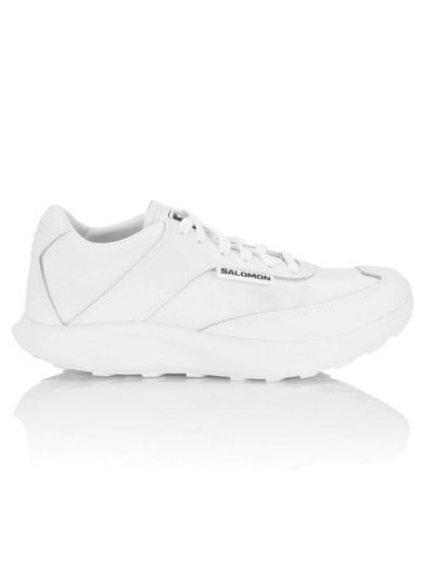 Comme Des Garçons X Salomon Sr90 Panelled Low-top Sneakers In White