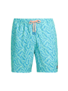 Vineyard Vines Chappy Printed Swim Trunks In Palm Frond Caicos