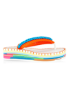Chloé White & Orange Ocean Sole Edition Lou Flip Flops