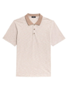 Theory Bron D Polo Shirt In Fossil Moon