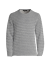 VINCE MEN'S MARLED LOOSE KNIT SWEATER