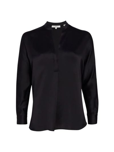 VINCE WOMEN'S SILK LONG-SLEEVE BLOUSE