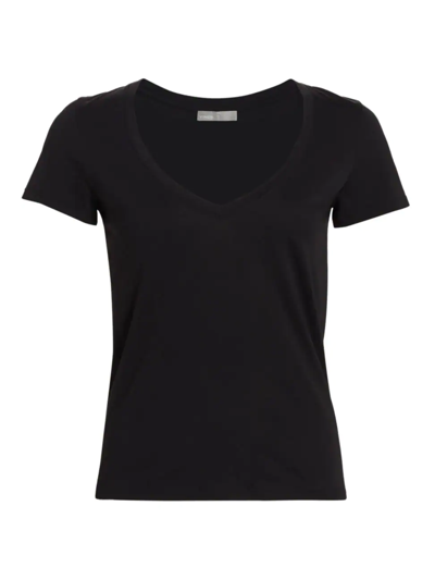 VINCE WOMEN'S PLUNGING V-NECK T-SHIRT