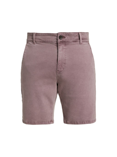 Paige Men's Thompson Brushed Twill Shorts In Desert Lilac