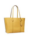 Tory Burch Perry Leather Tote In Golden Sun