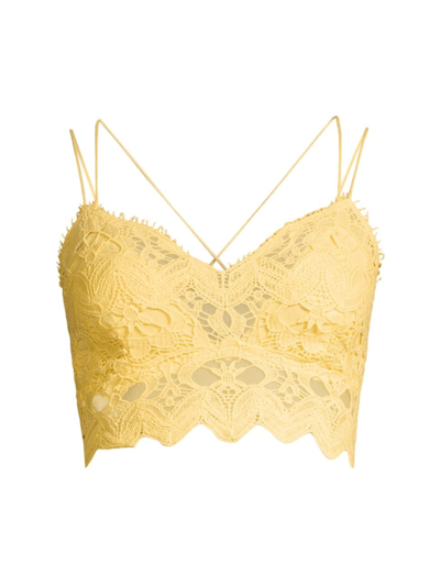 Free People Ilektra Lace Bralette In Crocus