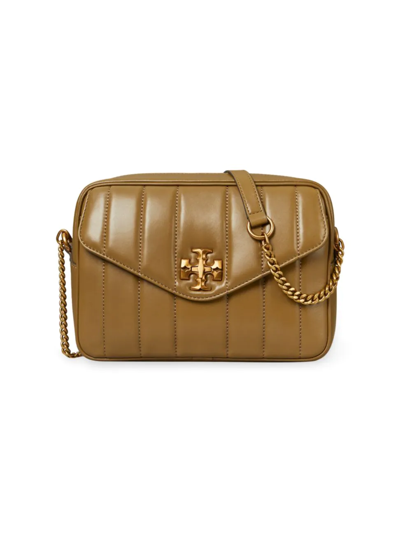 Tory Burch Kira Mini Leather Crossbody Camera Bag In Toasted Sesame