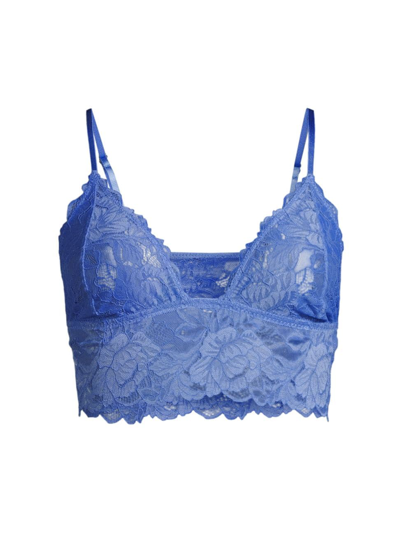 Free People Everyday Lace Longline Bra In All Aboard | ModeSens