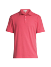 Peter Millar Crest Polo Shirt In Cape Red