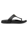 Michael Michael Kors Linsey Logo Thong Sandals In Black