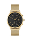 LACOSTE MEN'S REPLAY GOLD-PLATED WATCH