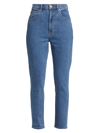 Slvrlake Beatnik High-waisted Straight-leg Jeans In Forever Blue