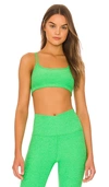 Beyond Yoga Spacedye Slim Racerback Bra In Honeydew Pop Heather