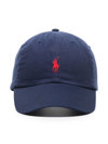 Polo Ralph Lauren Blue Baseball Cap With Logo Embroidery In Cotton Man In Blau