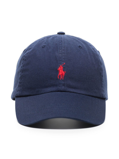 Polo Ralph Lauren 小马刺绣棒球帽 In Blue