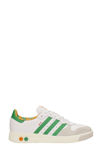 ADIDAS ORIGINALS ADIDAS G.S. SNEAKERS IN WHITE SUEDE AND LEATHER