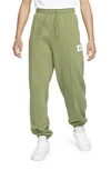 Jordan Essentials Pintuck Fleece Sweatpants In Green