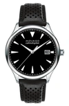 Movado 'HERITAGE' LEATHER STRAP WATCH, 40MM,3650004
