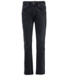 Totême Original High-rise Straight-leg Jeans In Vintage Black