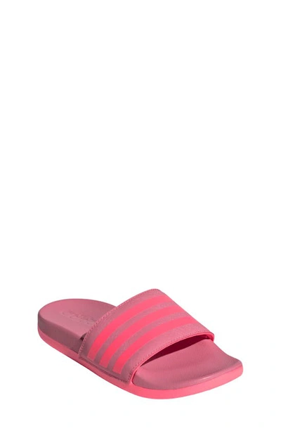 Adidas Originals Adidas Girls' Big Kids' Adilette Comfort Slide Sandals In Rose Tone