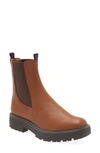 Sam Edelman Laguna Waterproof Lug Sole Chelsea Boot In Brown