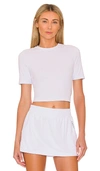 Koral Baby Crop Top In White
