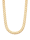 LOREN STEWART FLAT CURB CHAIN NECKLACE