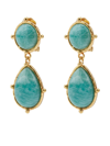 Sylvia Toledano 2 Pierres Dots Clip-on Earrings In Gold