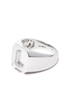 SHAY 18KT WHITE GOLD CHAMPION INITIAL RING