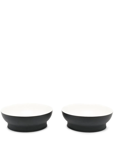 Ann Deumelemeester X Serax Ra Ceramic Bowls (set Of Two) In Weiss