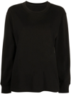Alexander Wang Logo-patch Sweatshirt In Schwarz