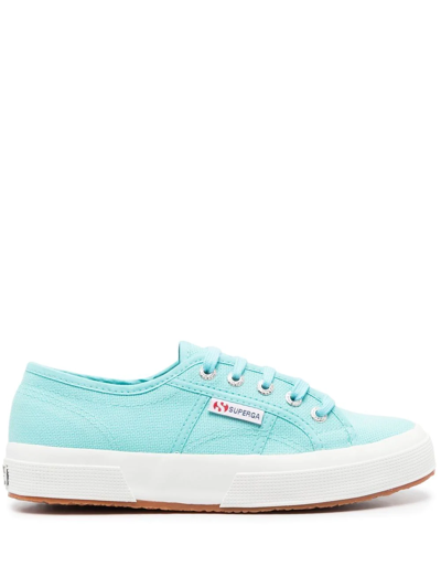 Superga Logo-tag Low Top Trainers In Green