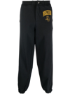 Moschino Trousers Jogging Elastic Waistband Pockets In Schwarz