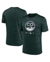 NIKE MEN'S NIKE GREEN COLORADO ROCKIES AUTHENTIC COLLECTION 2022 CITY CONNECT VELOCITY PERFORMANCE T-SHIR
