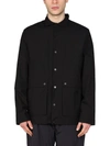 Monobi Cotton And Nylon Jacket In Black