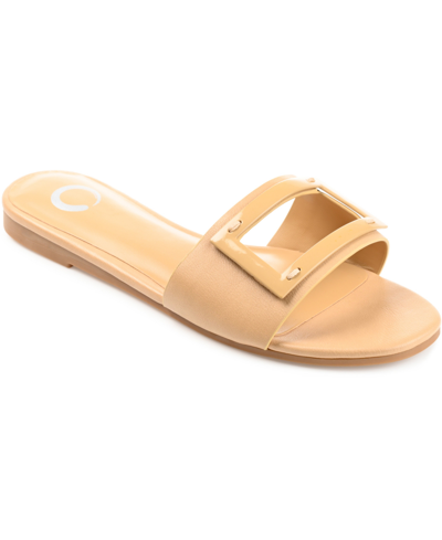 Journee Collection Collection Women's Tru Comfort Foam Clair Sandal In Tan