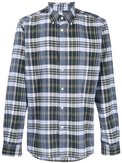 Woolrich Checked Button-down Shirt In Oxygen Check