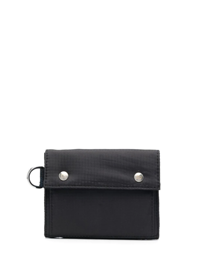 Woolrich Debossed-logo Wallet In Black