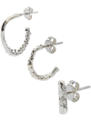 Alighieri Sterling Silver The Starry Night Earring Set In Silver
