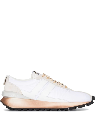 Lanvin White Nylon Bumpr Sneakers