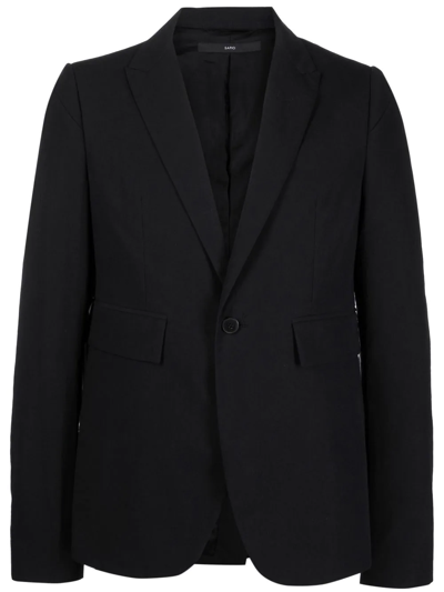 Sapio Edicarta Tailored Blazer In Black